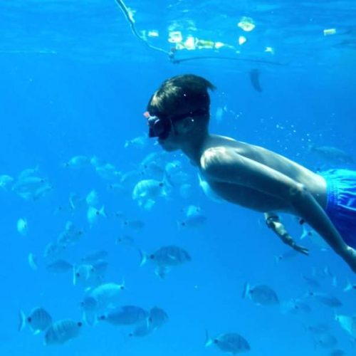 Snorkeling at Lobos Island